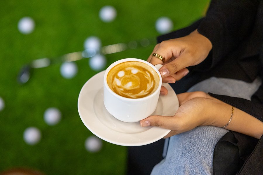 Coffee at The Golf Lounge